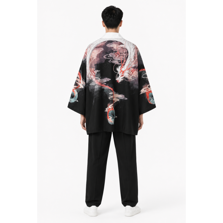 Vêtements japonais et coréens pour homme - Kimono Reddodoragon