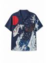Chemise Vague Japonaise — vue produit fond blanc