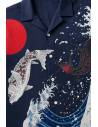 Chemise Vague Japonaise — détail produit