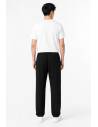 Pantalon droit jogger — Noir — dos mannequin homme