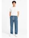 Pantalon droit jogger — Bleu — face mannequin homme