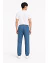 Pantalon droit jogger — Bleu — dos mannequin homme