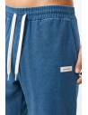 Pantalon droit jogger — Bleu — détail produit