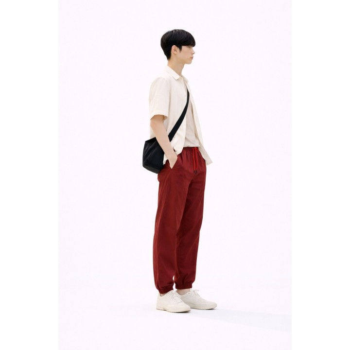Pantalon Jogger Coton Lin