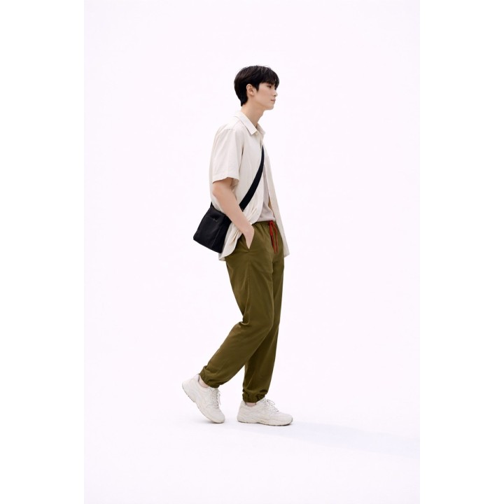 Pantalon Jogger Coton Lin