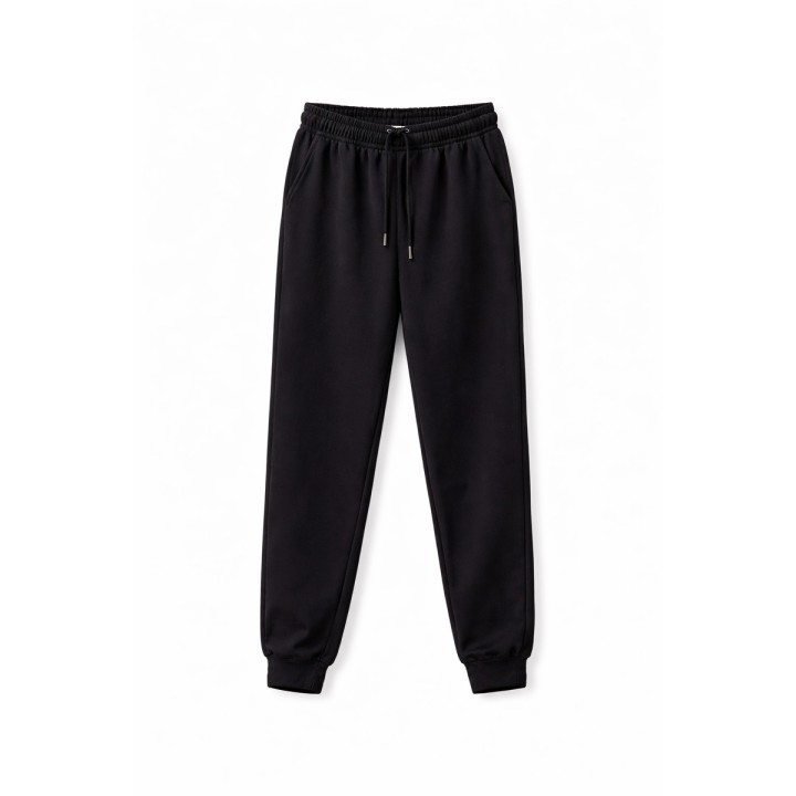 Jogging Noir Taille Élastique