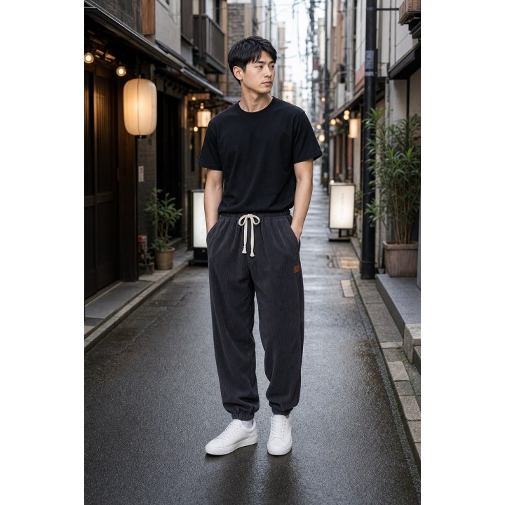 Pantalon Jogger Velours Côtelé
