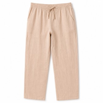 Pantalon Lin Beige Cordon