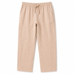 Pantalon Lin Beige Cordon