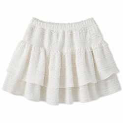 Jupe Blanche à Volants