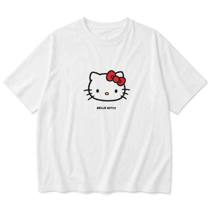 T-shirt Blanc Hello Kitty