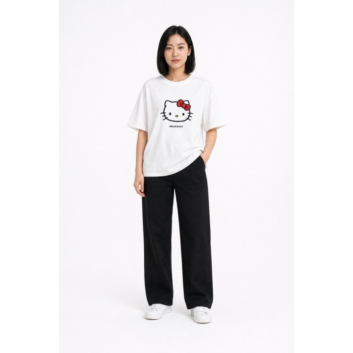 T-shirt Blanc Hello Kitty