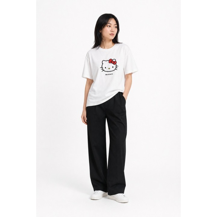 T-shirt Blanc Hello Kitty