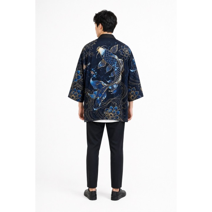 Kimono Marine Carpe Lune