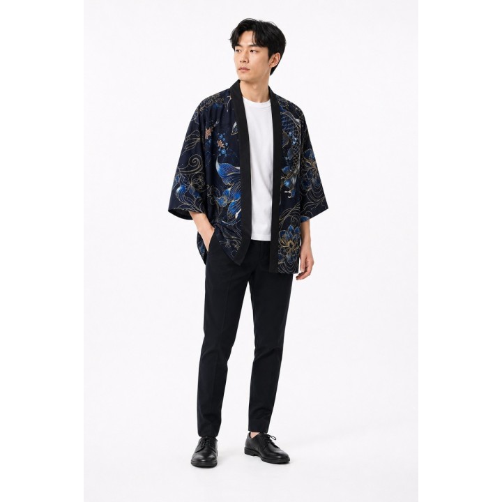 Kimono Marine Carpe Lune