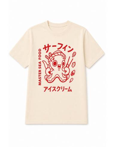 T-Shirt Octo Kawaii - vue produit fond blanc