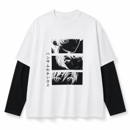 T-shirt 2-en-1 Print Manga