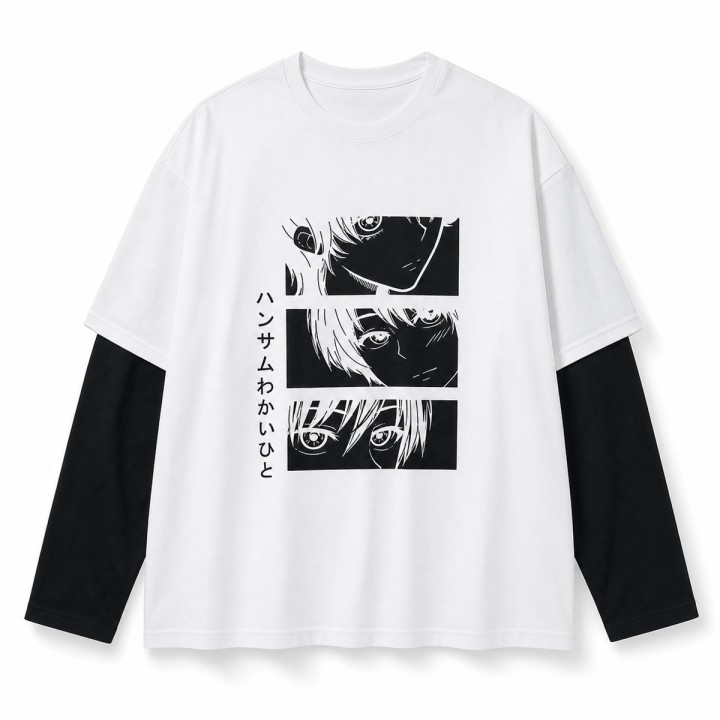 T-shirt 2-en-1 Print Manga
