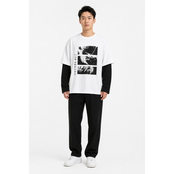 T-shirt 2-en-1 Print Manga