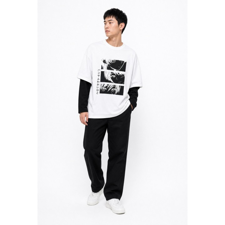 T-shirt 2-en-1 Print Manga