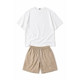 Ensemble T-shirt Short Kaki
