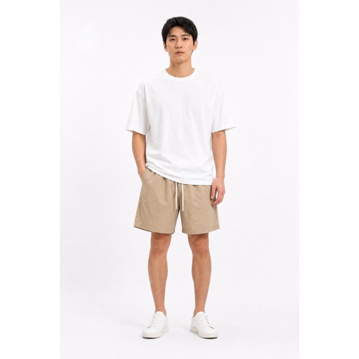 Ensemble T-shirt Short Kaki