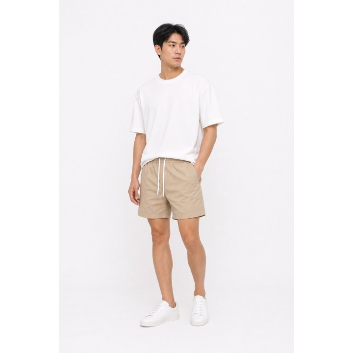 Ensemble T-shirt Short Kaki