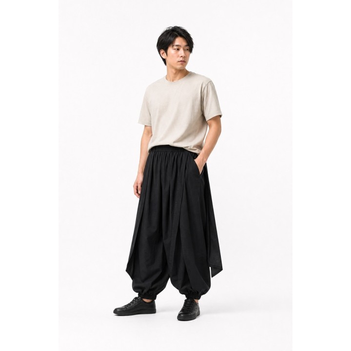 Pantalon Bouffant Noir
