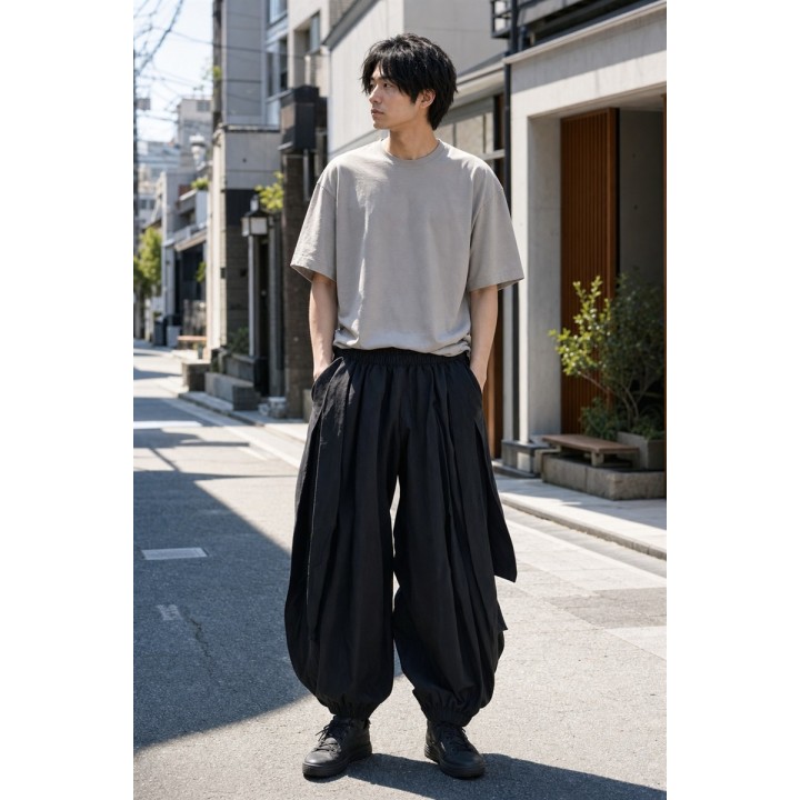 Pantalon Bouffant Noir