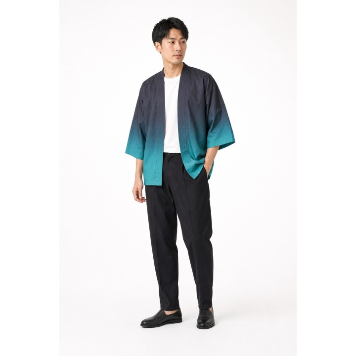 Kimono Dégradé Turquoise