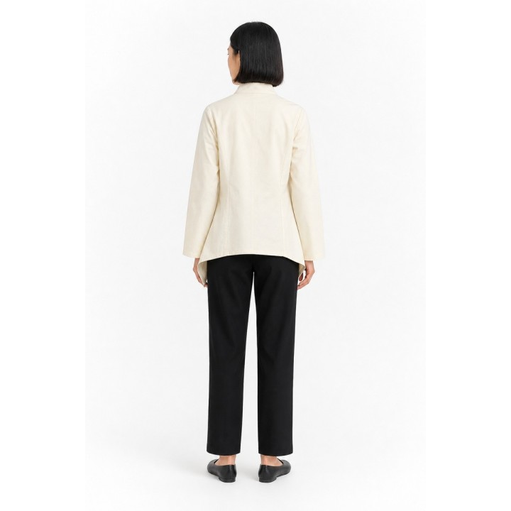 Veste Col Mao Femme