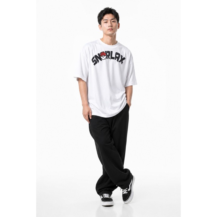 T-shirt Blanc Snorlax Donut