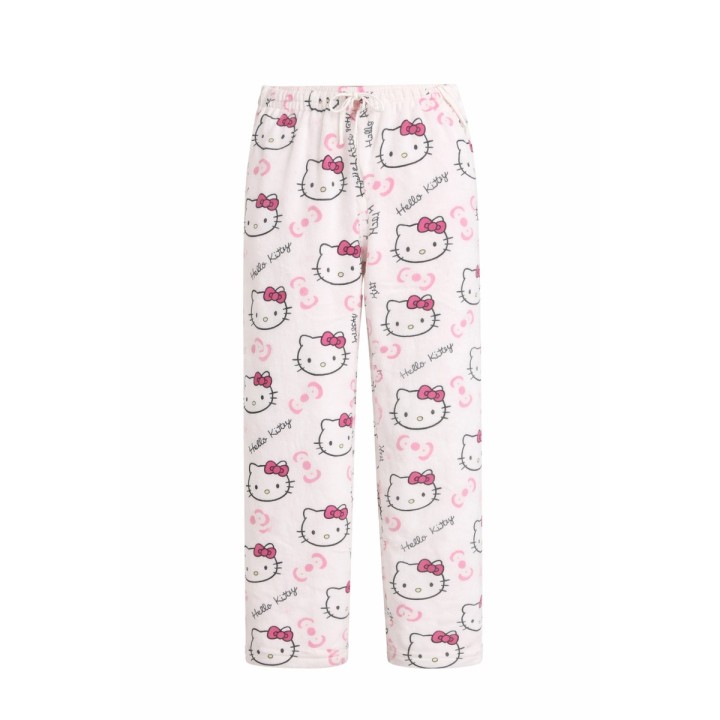 Pyjama Polaire Chat Rose