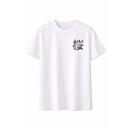 T-shirt Imprimé Fleurs de Cerisier