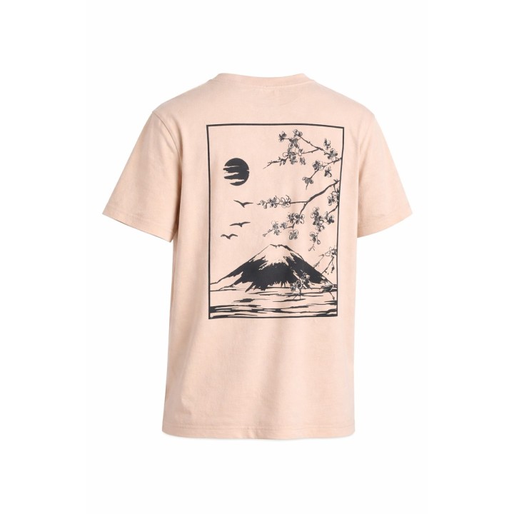 T-shirt Beige Mont Fuji