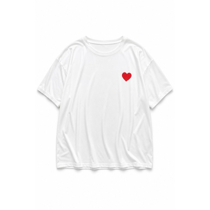 T-shirt Cœur Rouge