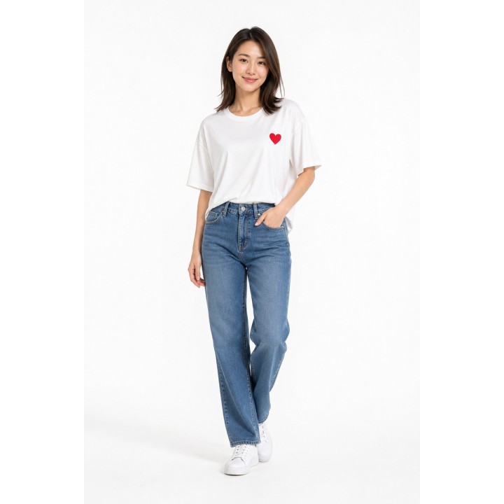 T-shirt Cœur Rouge