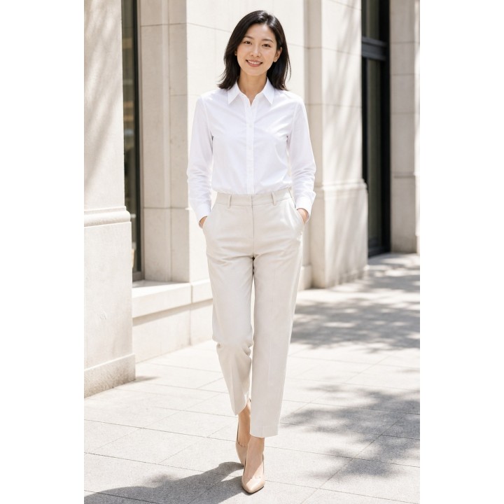 Chemise Classique Col Pointu