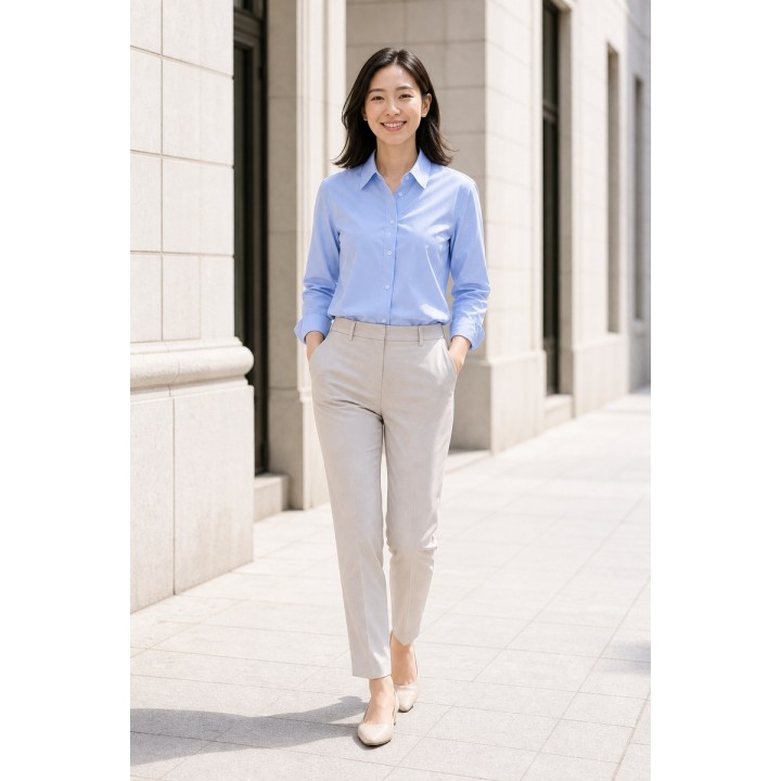 Chemise Classique Col Pointu