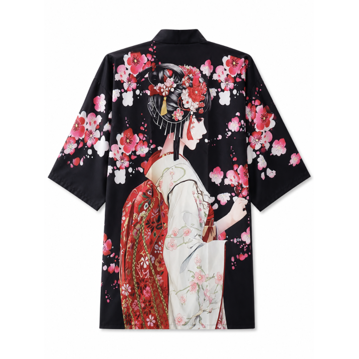Kimono Femme Fleurs et Oiseaux | Japean