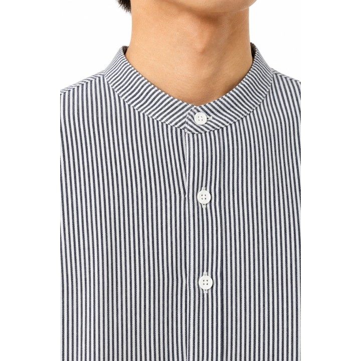 Chemise Col Mao Lin Homme