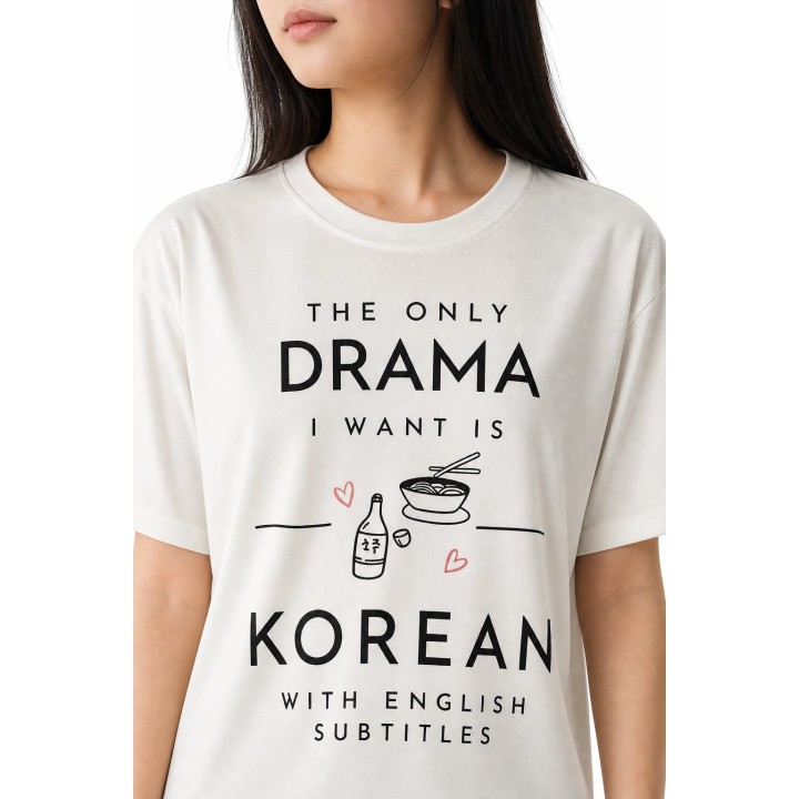 T-shirt K-Drama Femme