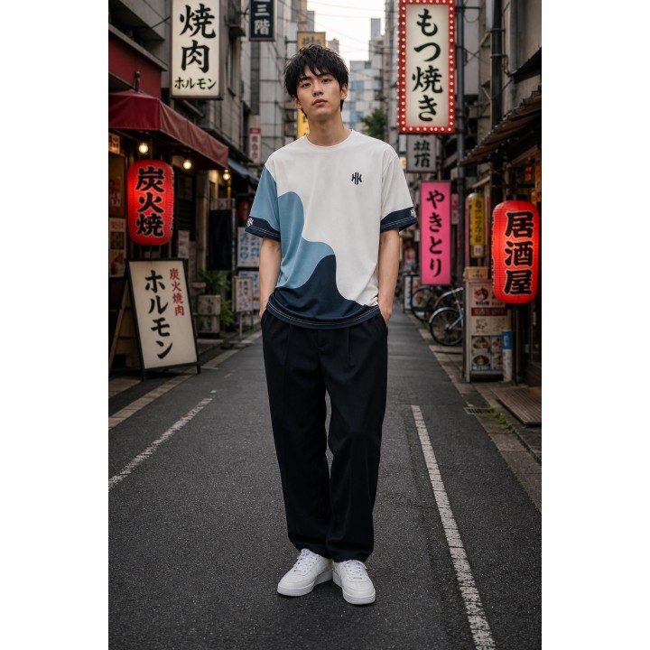 T-shirt Color Block Homme