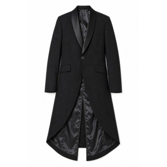 Manteau Long Noir Homme