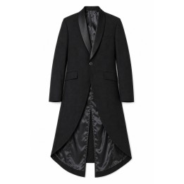 Manteau Long Noir Homme