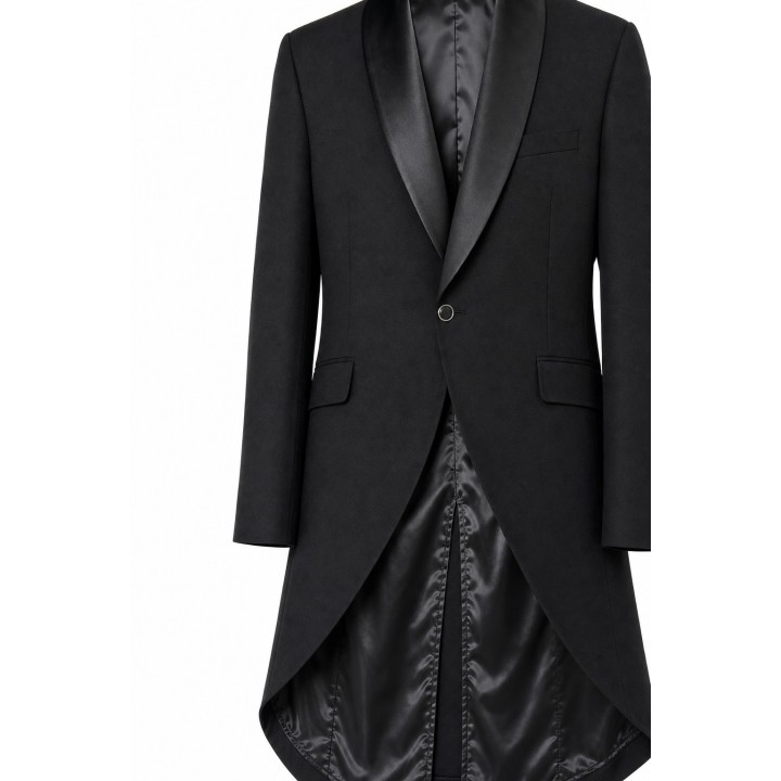 Manteau Long Noir Homme