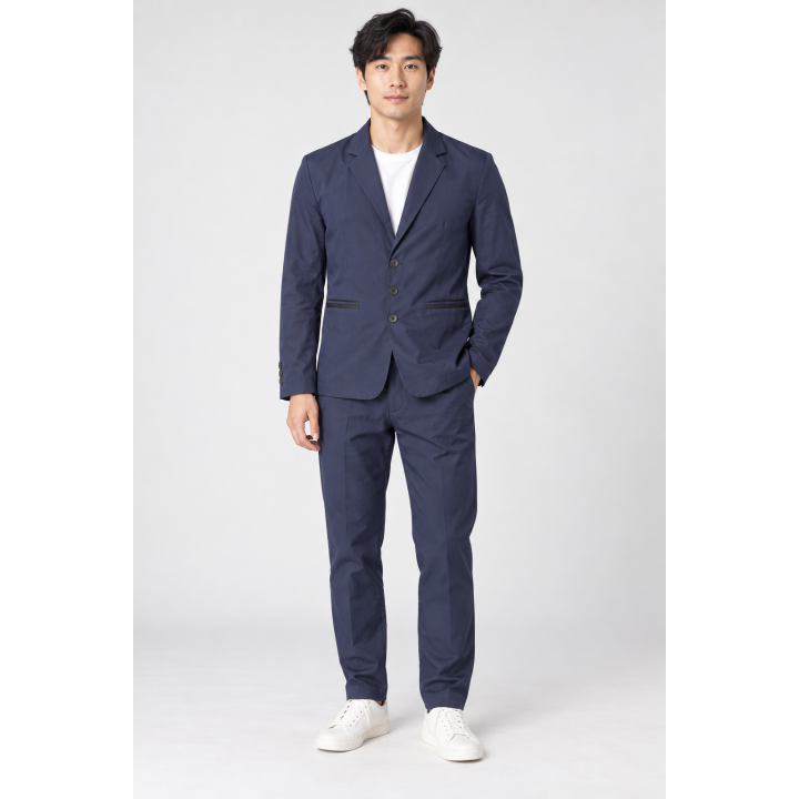 Costume Bleu Nuit Deux Pièces
