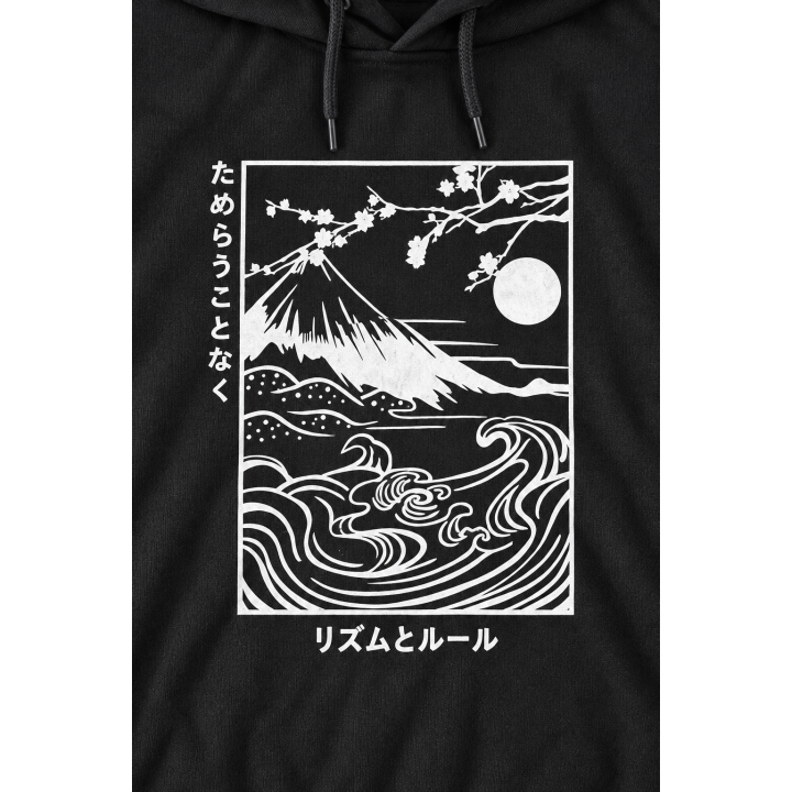 Sweat Noir Montagne