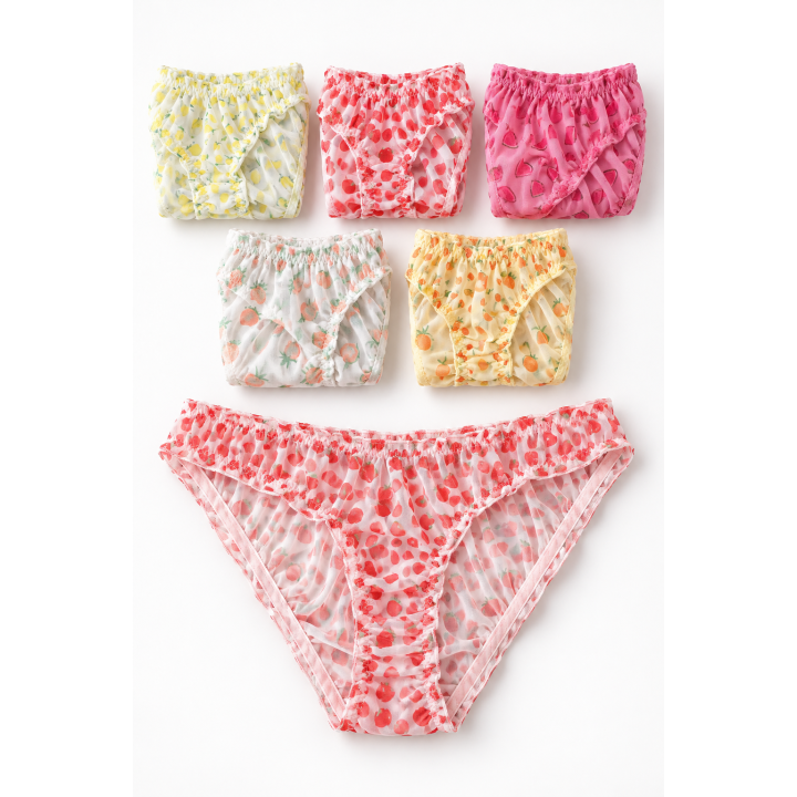 Lot de 5 Culottes Fruits