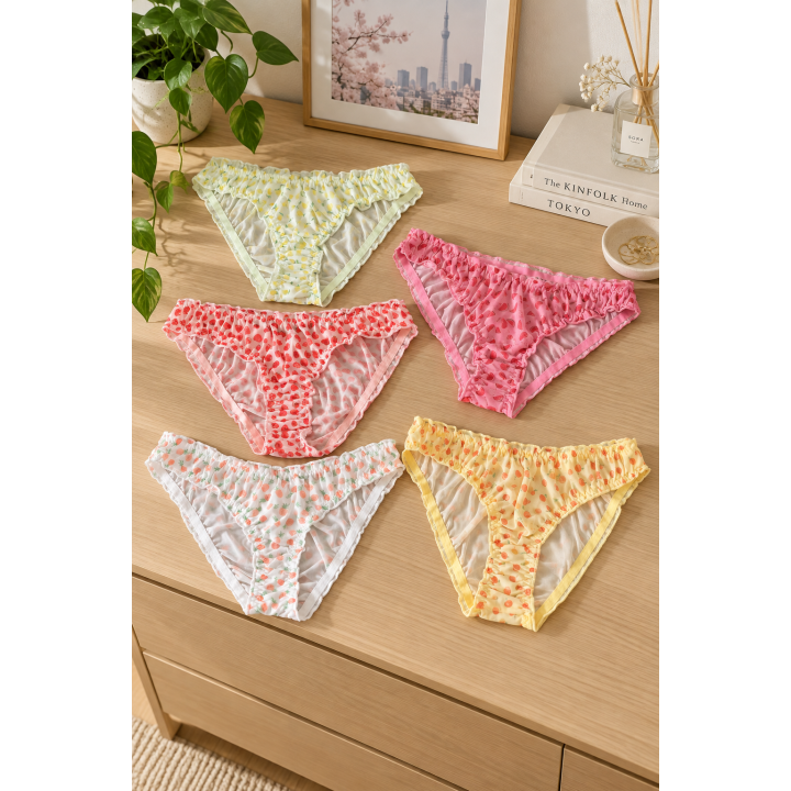 Lot de 5 Culottes Fruits